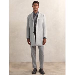 REISS Gable Wool-Blend Single-Breasted Overcoat